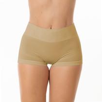 Calcinha Cueca Box Feminina Shortinho Zero Costura Modeladora Sem Marcas Ajuste Perfeito Roupa Íntima
