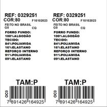 Calcinha culote control zero barriga 329251 dilady chocolate p