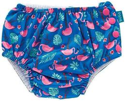 Calcinha de banho reutilizavel flamingo tam m buba Calcinha de banho reutilizavel flamingo tam m buba