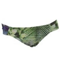 Calcinha de Biquine Andreia estampada em Verde G