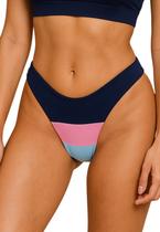 Calcinha de Biquíni Feminino Tri-color Fio Duplo e Asa Delta Calcinha de Biquíni Feminino Tri-color Fio Duplo e Asa Delta