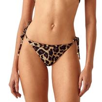 Calcinha De Biquini Fio Dental Lacinho Moda Praia Amarrar Poliamida Hope Resort