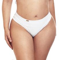 Calcinha de biquíni fio duplo cintura alta plus size borboleta