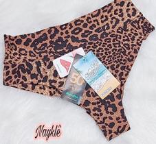 Calcinha De Biquíni Hot Paint Fio Duplo Cintura Alta