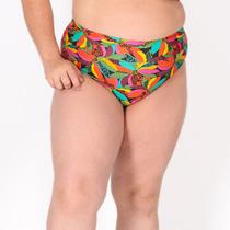 Calcinha de Biquíni Plus Size Cintura Alta Malawi Calcinha de Biquíni Plus Size Cintura Alta Malawi