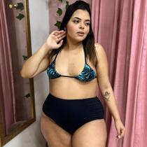 Calcinha de Biquíni Plus size