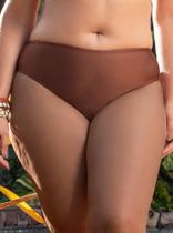 Calcinha de Biquíni Plus Size, Tanga Média, Até 54 Calcinha de Biquíni Plus Size, Tanga Média, Até 54