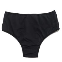 Calcinha de lingerie adulto cintura alta de microfibra