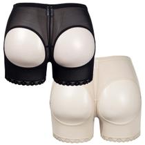 Calcinha de renda acolchoada feminina para levantar o bumbum e modelador de corpo FUT Calcinha de renda acolchoada feminina para levantar o bumbum e modelador de corpo FUT