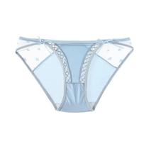 Calcinha de Renda com Cintura Baixa - Lingerie Respirável em Seda Gel Calcinha de Renda com Cintura Baixa - Lingerie Respirável em Seda Gel