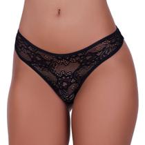 Calcinha de Renda com Laço Lingerie - AGATHA