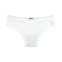 Calcinha De Renda De Cintura Baixa Para Mulheres Sexy Oco G String Roupa Interior Confortável Sólida