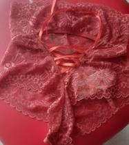 Calcinha de renda marrom Calcinha de renda marrom