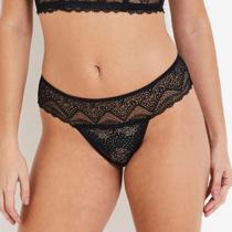 Calcinha de Renda Tanga Cintura Baixa Lovely Liz 50554 Calcinha de Renda Tanga Cintura Baixa Lovely Liz 50554