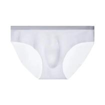 Calcinha de seda gelada transparente masculina, cueca sexy, cueca respirável, calcinha de verão, 1pc