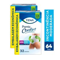 Calcinha Descartável Fralda Adultos Geriatrica P/m G/gg 64un Calcinha Descartável Fralda Adultos Geriatrica P/m G/gg 64un