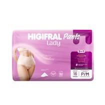 Calcinha Descartável Lady Nude 16 Unid. Higifral Pós Parto Tam PM 16 Unid