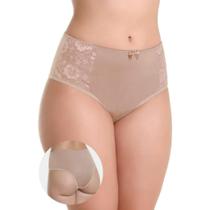 Calcinha Dia a Dia IMI Lingerie Cós Alto Cintura Alta Em Microfibra Pós Parto Gestante Maternidade
