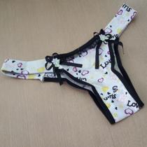 Calcinha estampada tanga - Calcinha Brunna