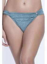 Calcinha feminina Biquíni Faixa Dupla c/Metal Lurex Green
