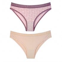 Calcinha Feminina Biquini Kit 2 Peças MicrofibraEco Sortidas