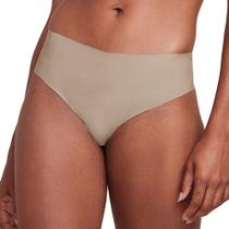 Calcinha Feminina Bonjour Fio Dental Bege Camurça - 0FT37 Calcinha Feminina Bonjour Fio Dental Bege Camurça - 0FT37