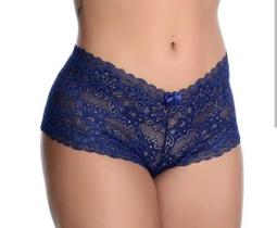 Calcinha feminina calesson,shortinho,renda,luxo,