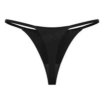 Calcinha Feminina Fio Dental Sexy Lady Sem costura preta