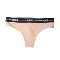 Calcinha Feminina Puma Fio Dental Elástico Logo Nude