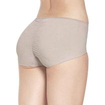 Calcinha Feminina Recco Contorno Gluteos Bege Chocolate 0929