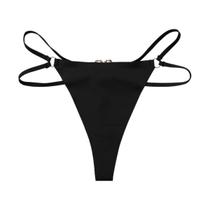 Calcinha feminina rosa sem costura delicada e sexy Preta Calcinha feminina rosa sem costura delicada e sexy Preta