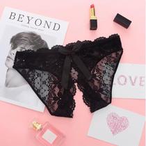 Calcinha Feminina Sexy com Laço Decorativo Cintura Média Calcinha Feminina Sexy com Laço Decorativo Cintura Média