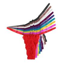 Calcinha Feminina String Fio Dental Regulável Ajustável Renda Calcinha Feminina String Fio Dental Regulável Ajustável Renda