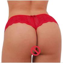 Calcinha Feminina Tanga Rendada Poliamida P ao GG Calcinha Feminina Tanga Rendada Poliamida P ao GG