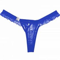 Calcinha fio azul