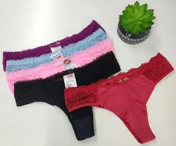 Calcinha Fio com Renda