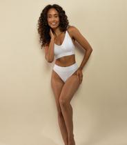 Calcinha Fio Cós Largo Sem Costura Basic Pro Branco Calcinha Fio Cós Largo Sem Costura Basic Pro Branco