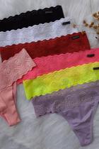 Calcinha Fio de Renda com Microfibra Tamanho G.