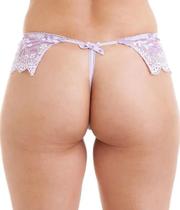 Calcinha Fio Dental BR Lingerie 014 Com Renda