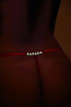 CALCINHA FIO DENTAL COM FRASE SAFADA QUE BRILHA NO ESCURO - Tamanho Único - Mais vendida CALCINHA FIO DENTAL COM FRASE SAFADA QUE BRILHA NO ESCURO - Tamanho Único - Mais vendida