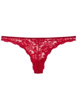 Calcinha Fio Dental Demillus 051839 Feminina Lover Renda e Tule T. P/EG