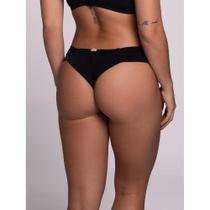 Calcinha Fio Dental Drapeada Biodegradável