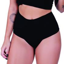 Calcinha Fio Dental Dupla Cintura Alta Feminina Clamar em Microfibra - 2004