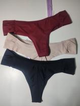 Calcinha fio dental duplo lisa Calcinha fio dental duplo lisa