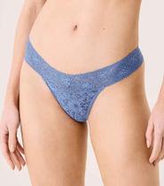 Calcinha fio dental em renda - azul lencois hope 37730