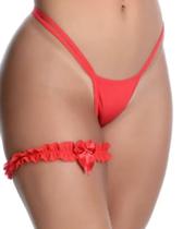 Calcinha Fio Dental em Tule com Perneira - Tanga Perneira Calcinha Fio Dental em Tule com Perneira - Tanga Perneira