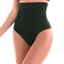 Calcinha Fio Dental Modeladora Alta sem Costura Preto Zee Rucci Calcinha Fio Dental Modeladora Alta sem Costura Preto Zee Rucci