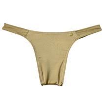 Calcinha fio dental para mulher trans aquendar em Lycra Brilho forrada