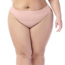 Calcinha Fio Dental Plus sem Costura Blush Zee Rucci Calcinha Fio Dental Plus sem Costura Blush Zee Rucci