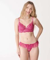 Calcinha Fio Dental Renda Babado Marisa-93002